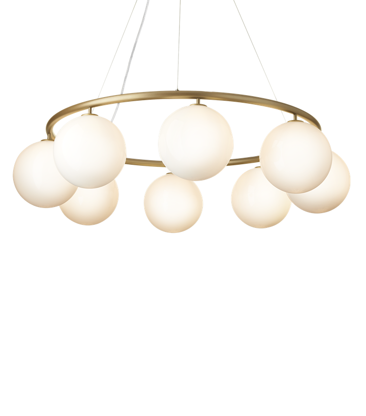 Miira Circular 8, opaal/messing